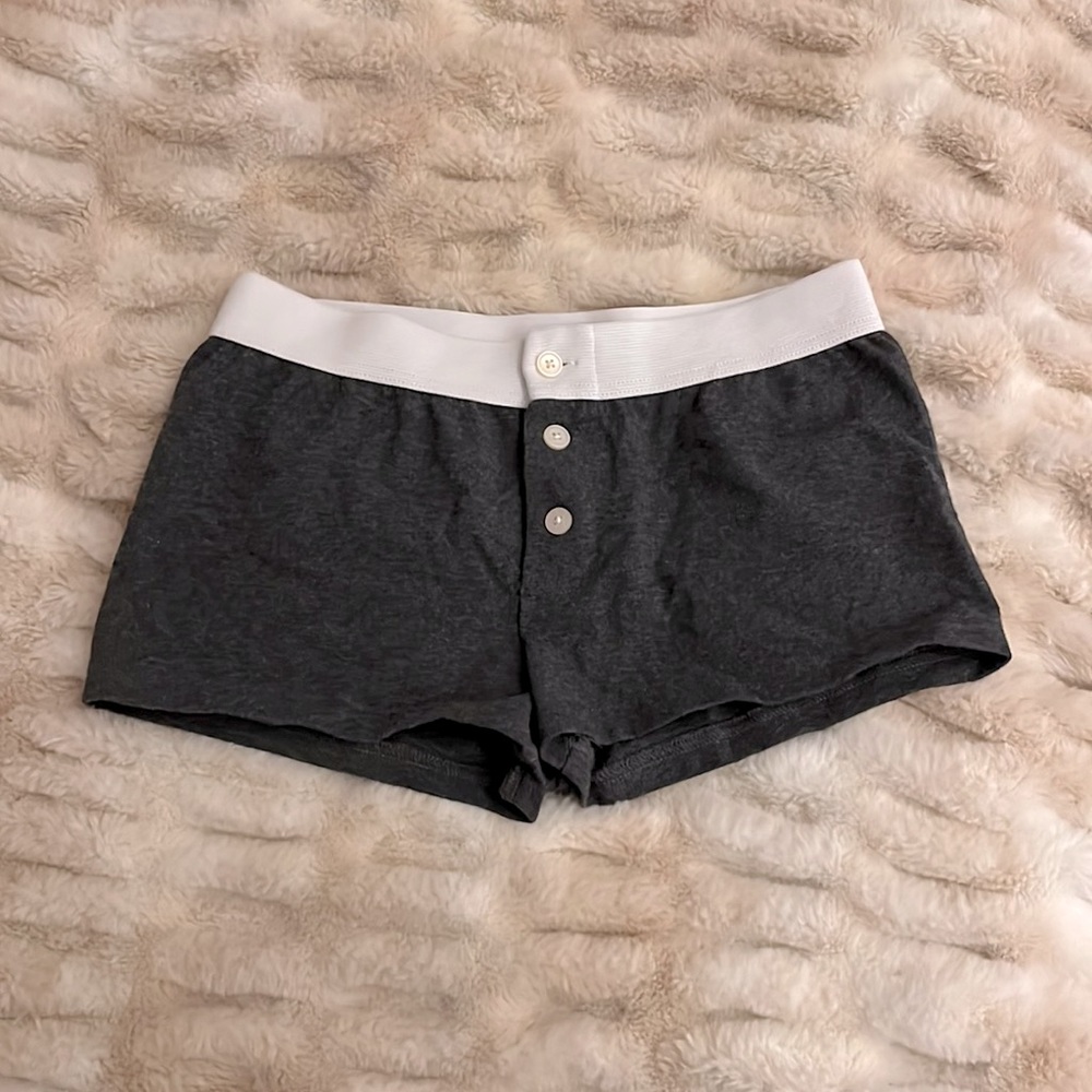 Grey Brandy Melville boy shorts